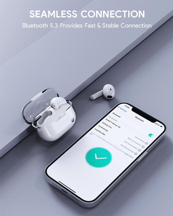 Actual product image Aukey Portable True Wireless Earbuds (4 h, Wireless)