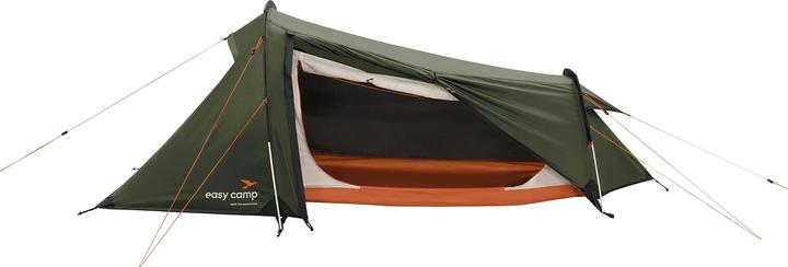 Actual product image Easy Camp Tunnelzelt Sarek 1 (dunkelgr?n/orange, Modell 2025) (Tunnel tent, 1.80 kg, 1 person)
