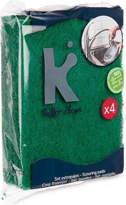 Produktbild Natec Scheuerschwämme-Set grün Abrasive Faser 11,3 X 15,7 X 0,5 cm (22 Stück) (22 Stk.)