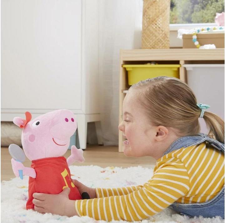 Productafbeelding Hasbro Pluche Knor met mij Peppa (28 cm)