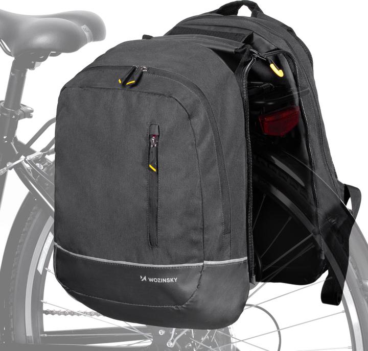 Image du produit Wozinsky Sacoche de vélo Sac à dos double 2en1 (30 l, Sacoches)