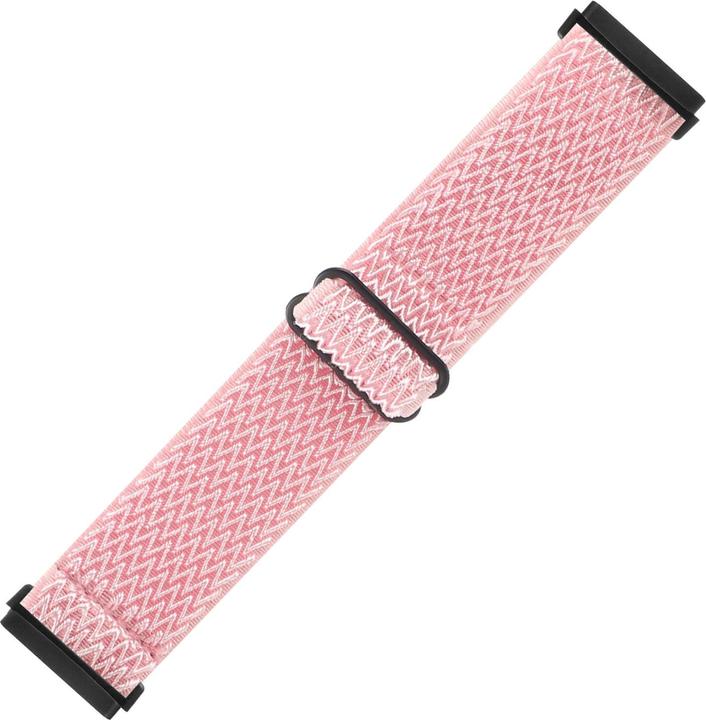 Actual product image Cover-Discount Fitbit Versa 4 / Sense 2 - Nylon Replacement Bracelet Pink (Nylon)
