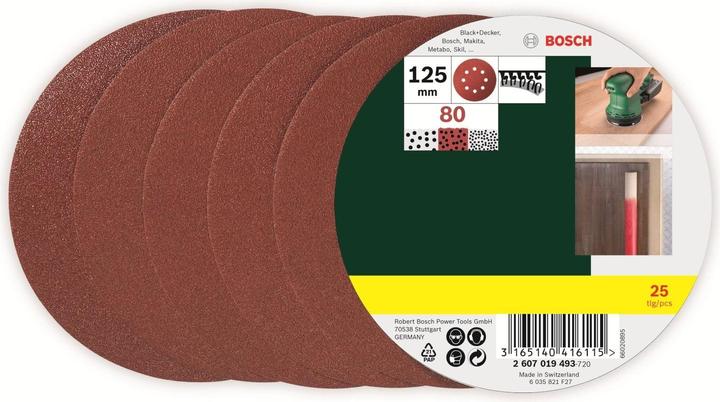Productafbeelding Bosch Zubehör Schuurvel set (80)