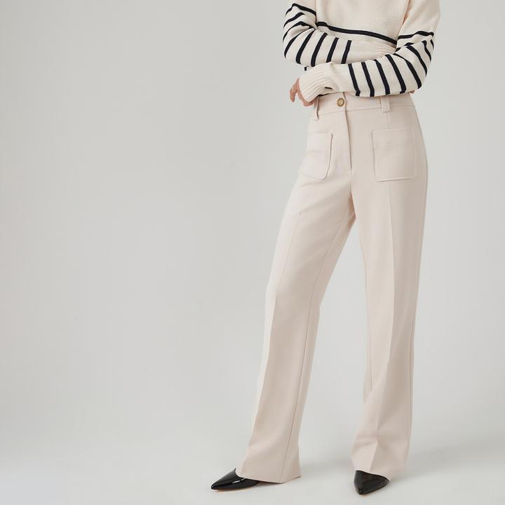 Image du produit La Redoute Collections Signature Pantalon à pattes d'éléphant (34)