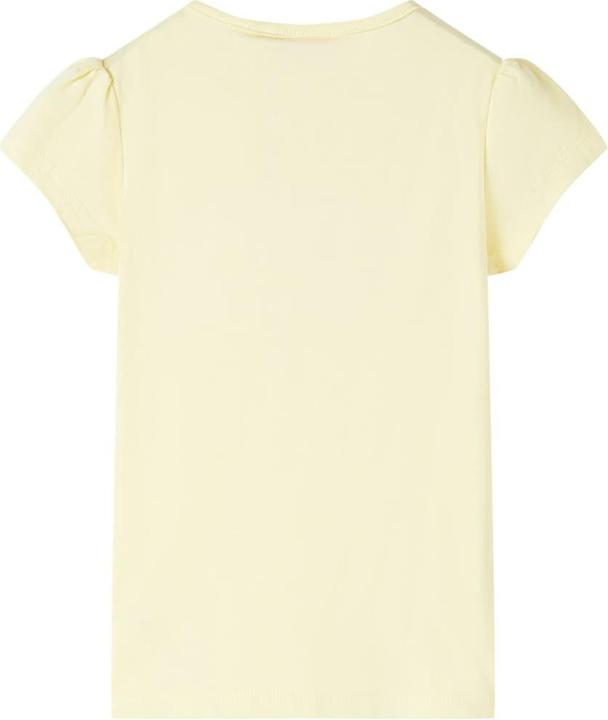 Immagine prodotto VidaXL Maglietta da bambino giallo pallido 128,Materiale: 95 % cotone. 5 (128)
