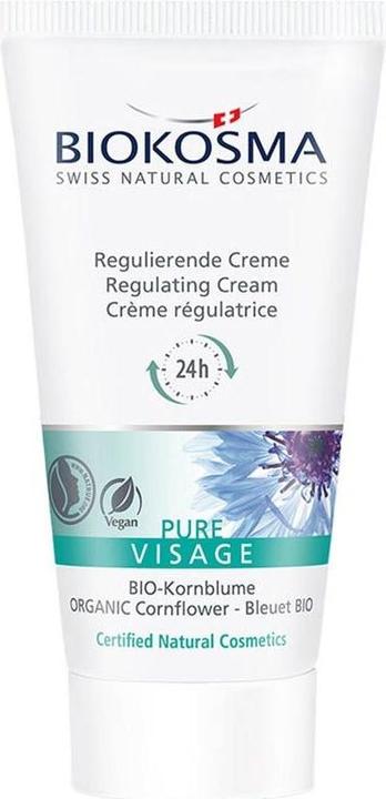 Actual product image Biokosma PURE Visage regulating 24h Cr (n) 50 ml (50 ml, 24h cream)