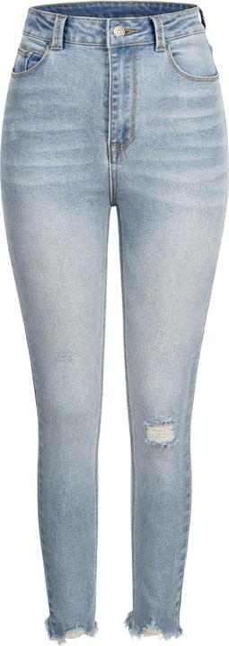 Actual product image Cloud 5ive Cloud5ive High-Waist Skinny Jeans Hose mit Destroy Details 5 Pockets - 183851 (M)