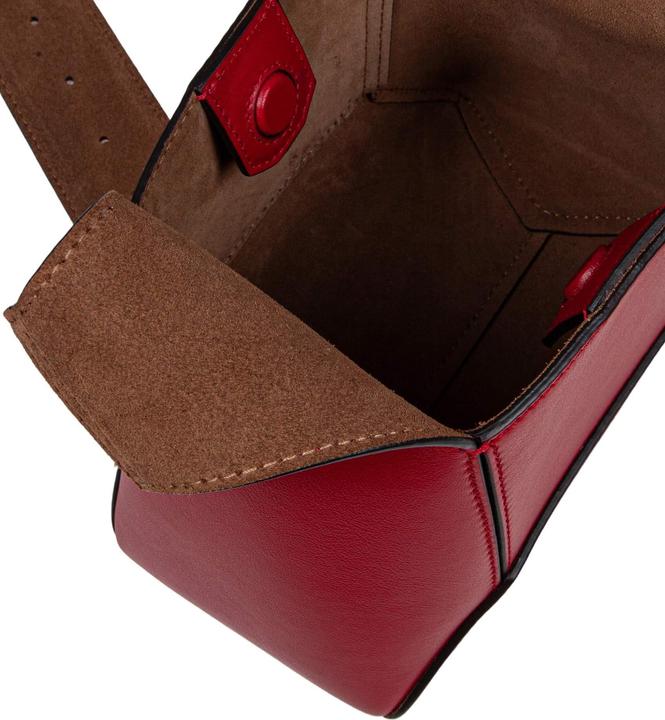 Actual product image Jimmy Choo diamond hobo/s shoulder bag in red leather