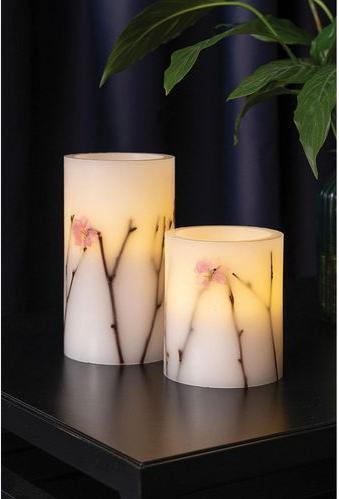 Productafbeelding Pauleen LED Kaarsenset Glanzende Bloesem Ø 85 mm (2 x)