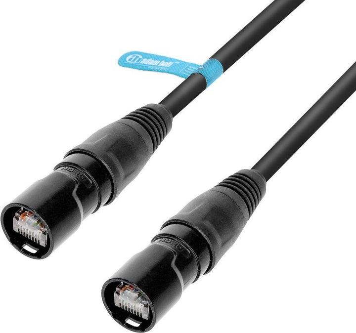 Actual product image Adam Hall 4 STAR ECON CAT6A IP65 5m - Network cable | Cat.6a (S/FTP) Rean® Z-Series IP65 RJ-45 | 5 m (5 m)