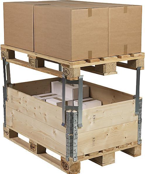 Produktbild Valdemar Krog Distanzhalter, VE 4 Stk, für Aufsatzrahmen zu Palette, 250 mm lichte Höhe