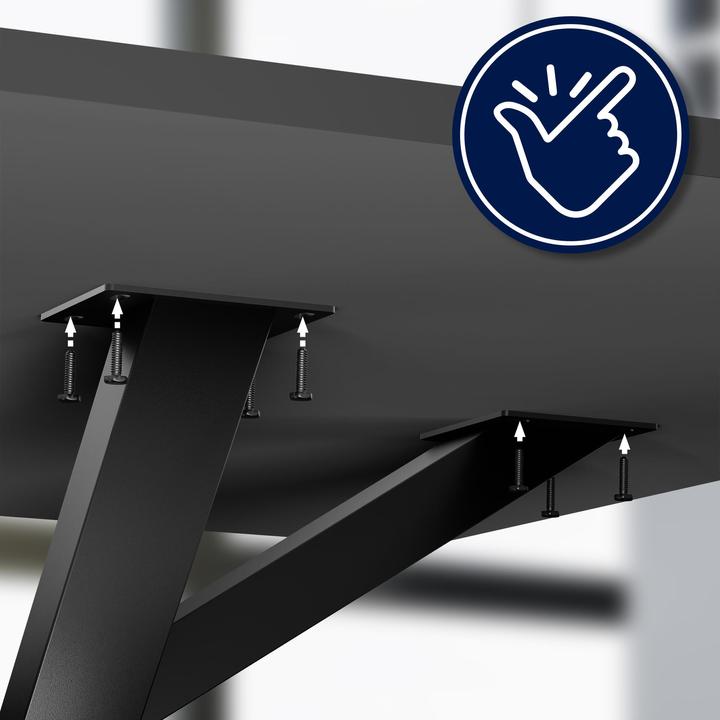 Image du produit CLP Pieds de table Finney en acier