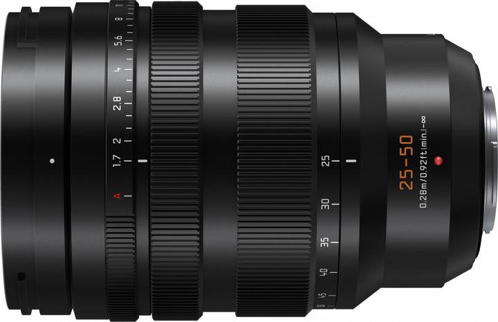 Actual product image Panasonic Leica 25-50mm F1.7 (Micro Four Thirds, Micro Four Thirds)