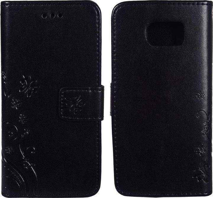 Produktbild König Design Schutz Handy Hülle für Samsung Galaxy S6 Edge Case Cover Tasche Wallet Etui Neu (Samsung Galaxy S6 Edge)
