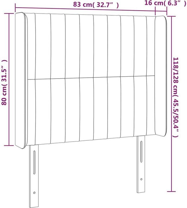 Image du produit VidaXL Stanley (83 x 16 x 128 cm)