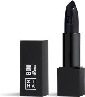 Actual product image 3INA Matte Black Lipstick with Magnetic Cap Hydrating Finish Cruelty Paraben Free and Vegan 0.11oz