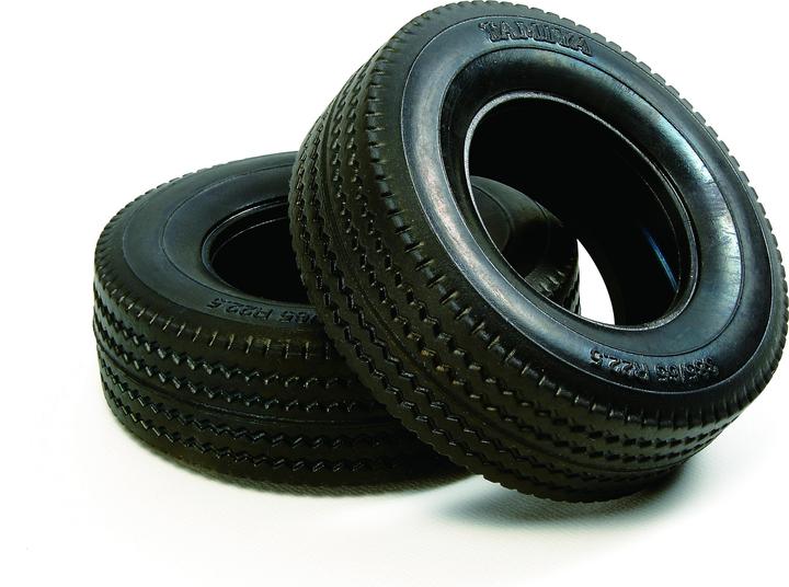 Actual product image Tamiya 1:14 Truck Tires 30 mm Roads