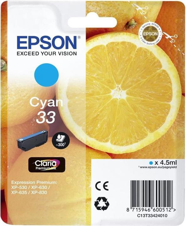 Image du produit Epson 33 Claria Premium (C)