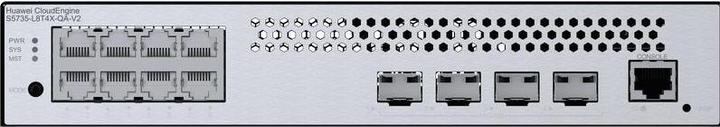Actual product image Huawei S5735-L8T4X-QA-V2 /100/1000BASE-T ports 0GE SFP+ ports AC power Fanless (12 ports)