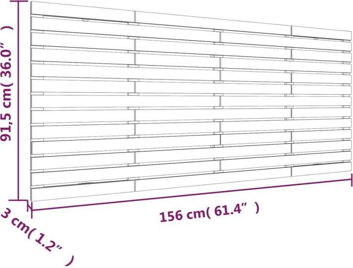 Immagine prodotto VidaXL Oksiutka (156 x 3 x 91,5 cm)