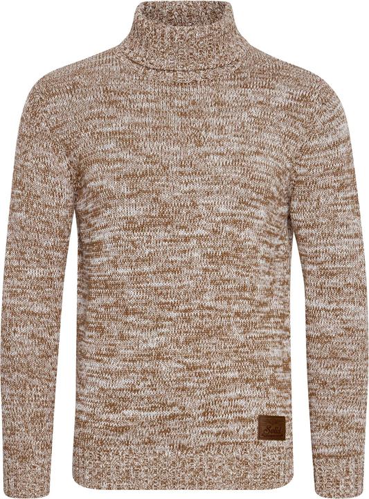 Actual product image Solid Philaremo Men's Roll Neck Jumper Turtleneck Made Of 100% Cotton (XXL)