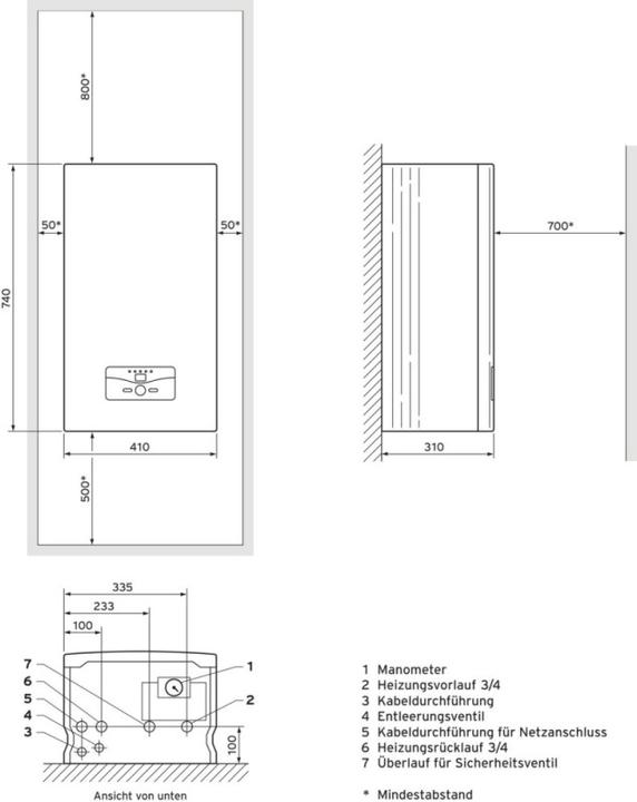 Produktbild Vaillant VE 21/14 (21000 W)