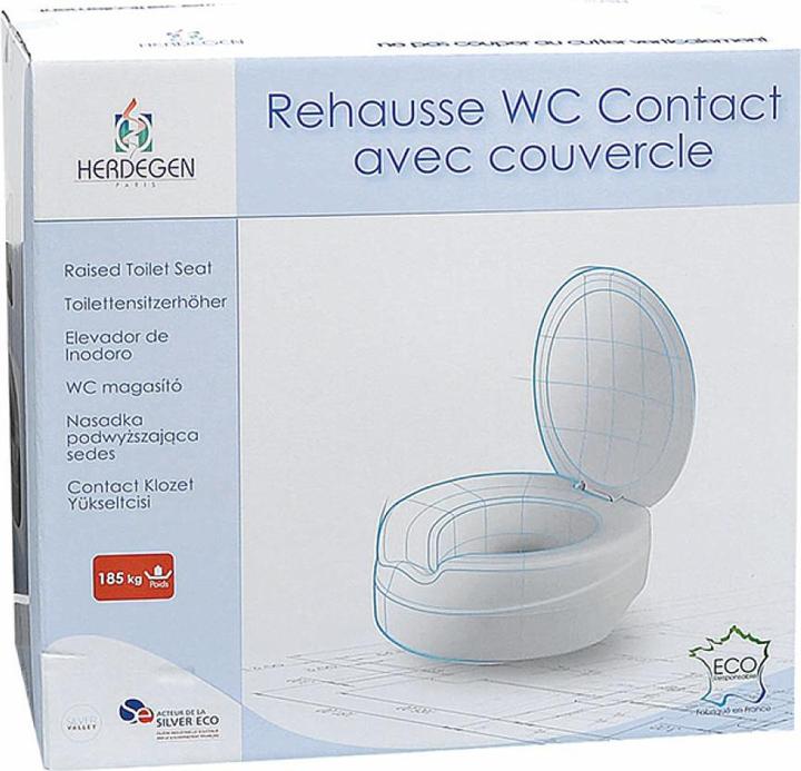 Immagine prodotto Hausella Sollevatore per sedile del wc morbido grigio chiaro (Toilette)