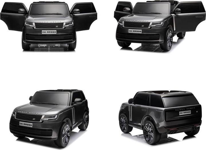 Actual product image Es-toys Children's vehicle - Electric car "Land Rover Range Rover" 2 seater - 12V14AH, 4 motors leather seat (12 V)