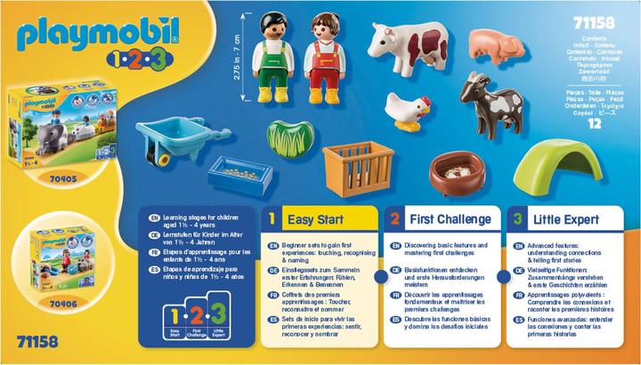 Image du produit Playmobil 71158 Le plaisir de jouer à la ferme (71158, Playmobil 1.2.3)