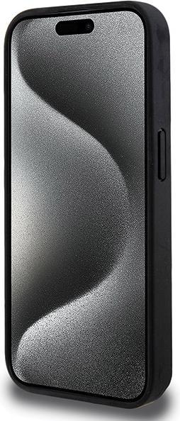 Actual product image Lacoste LCHMP15SPBSK iPhone 15 / 14 / 13 6.1" czarny/black hardcase Blend Monogram MagSafe (Apple iPhone 15)