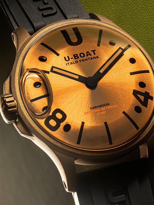 Immagine prodotto U-Boat 9547 Orologio da uomo vintage marrone Darkmoon 40mm 5ATM (Orologio da polso analogico, 40 mm)