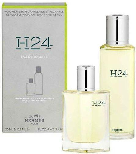 Hermès H24 Eau de Parfum Geschenk-Set 30ml EDP 125ml Nachfüllpackung (Eau de Parfum, 125 ml)