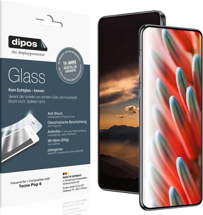 Dipos Anti-Shock Displayschutz Matt 9H