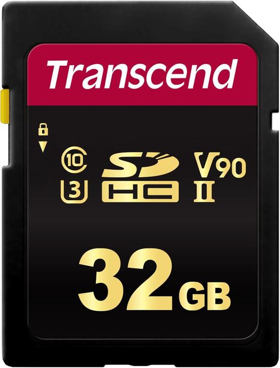 Actual product image Transcend SDHC 700S 32GB Class 10 UHS-II U3 V90 (32 GB, SDHC, U3, UHS-II)