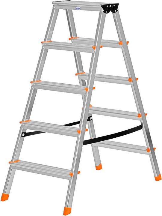 Produktbild Krause 120410 Leiter Klappleiter Aluminium (Gerüst, 115 cm)