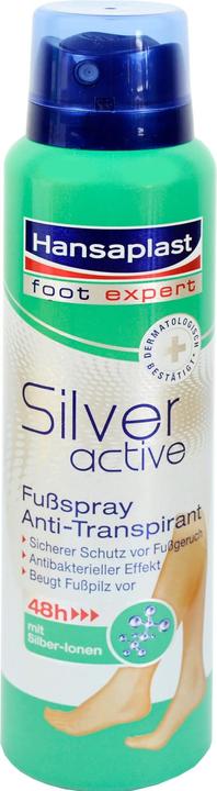 Hansaplast Fussspray Silver Active (Fussdeodorant & -puder, 150 ml)