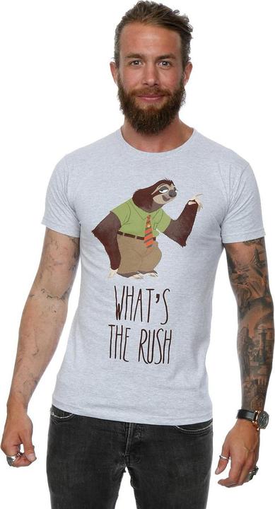 Actual product image Disney Mens What's The Rush Cotton T-Shirt (3XL)
