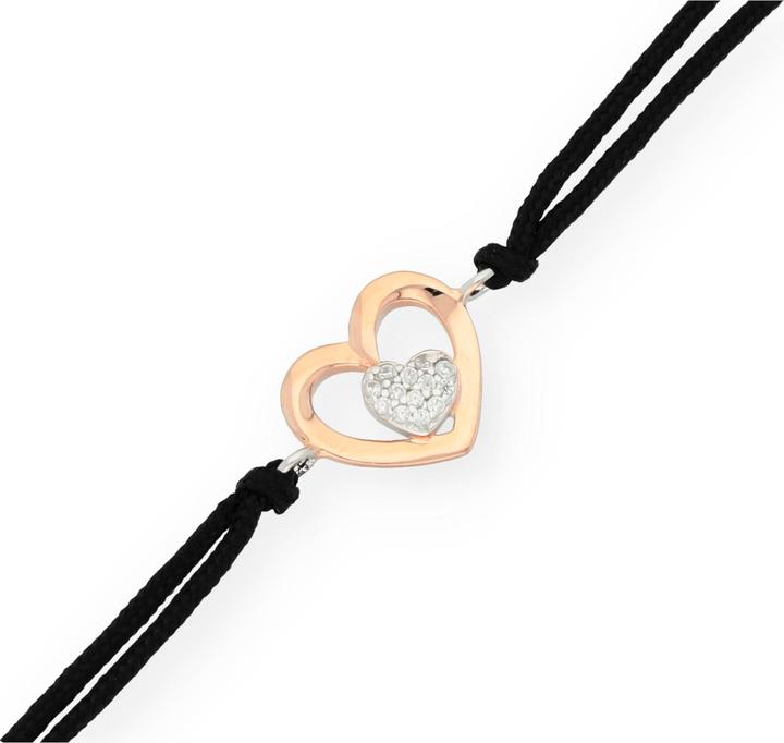 Carat Hearts (1.20 cm, Silber 925)