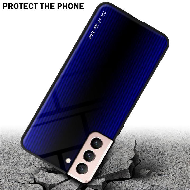Productafbeelding Cadorabo TPU gestreepte glasplaat (Samsung Galaxy S21 5G)