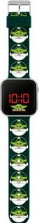Actual product image Accutime LED kids clock The Mandalorian Baby Yoda (green), digital clock with LED display for time and... (Digital watch, 37 mm)