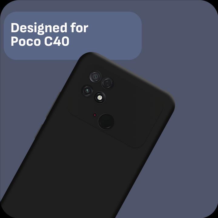 Produktbild Cazy Silikon Hülle Kompatibel mit Poco C40 - Soft TPU Schutz - (Xiaomi Poco C40)