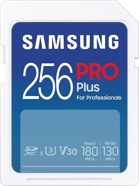 Produktbild Samsung Karta pamięci SD PRO Plus MB-SD256SB/WW 256GB + czytnik (256 GB, SDXC, U3, UHS-I)