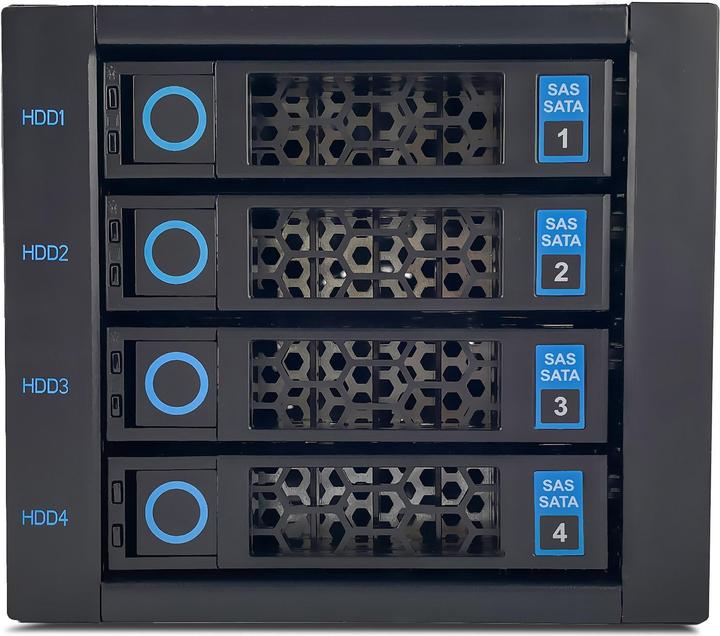 Image du produit Fantec WR-C3141-12G Fond de panier pour 4x 3,5/2,5 HDD/SSD (3.5", 2.5")