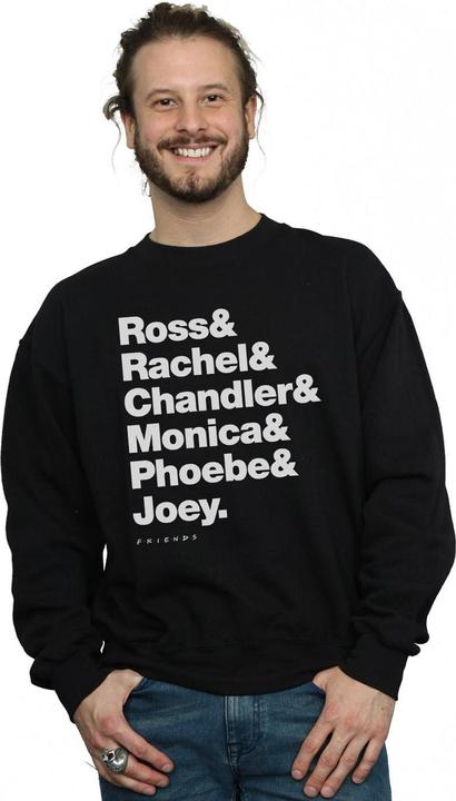 Produktbild Friends First Names Text Sweatshirt (4XL)