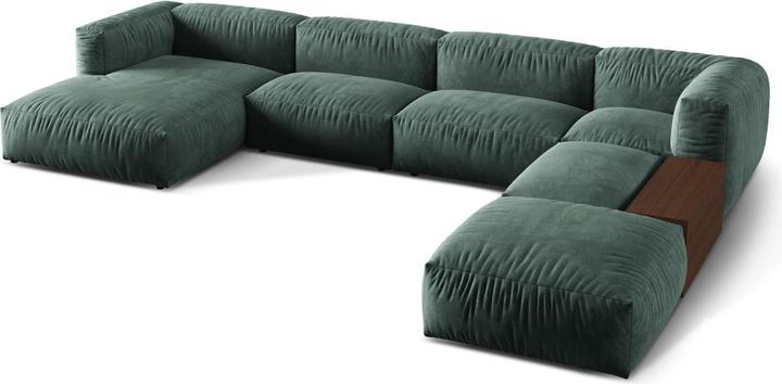 Actual product image Micadoni Modular Panoramic Right Corner Sofa, "Martina", 5 Seats, 406x280x75 Made in Europe (Sofa landscape)