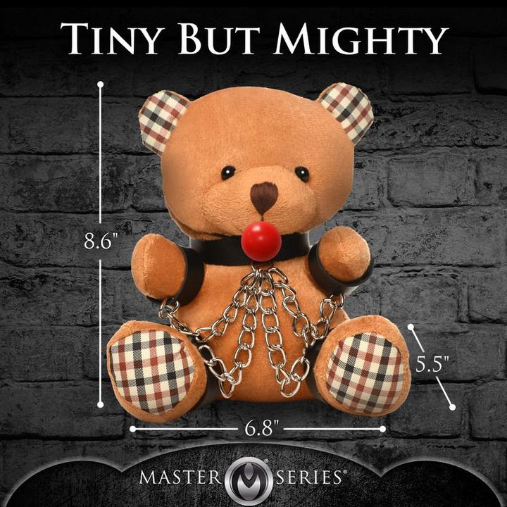 Actual product image Master Series Gagged Bondage Bear