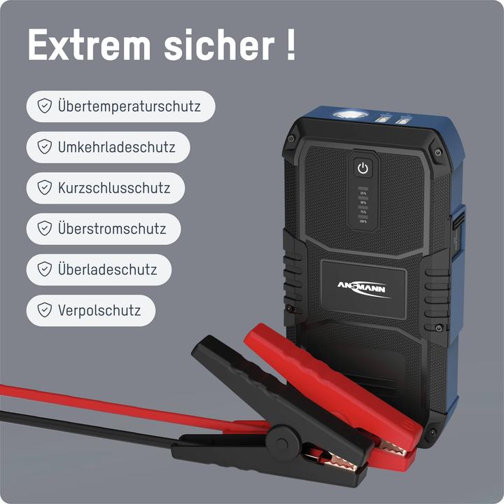 Actual product image Ansmann Jump Starter 10.0 (1500 A, 2500 mAh)