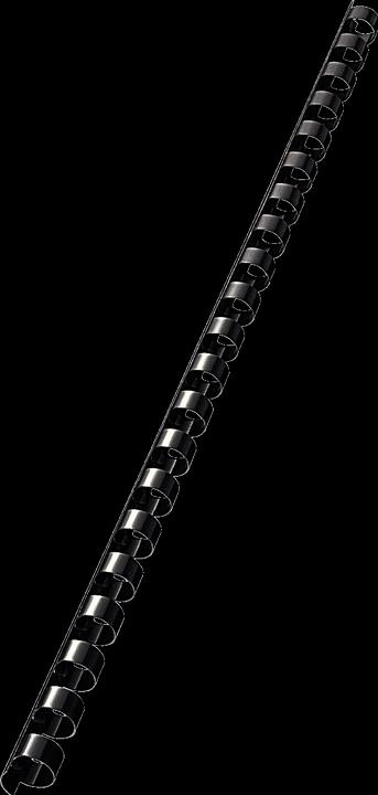 Produktbild Leitz comBIND Plastikbinderücken A4 100 Stk. - Ø 10 mm, schwarz