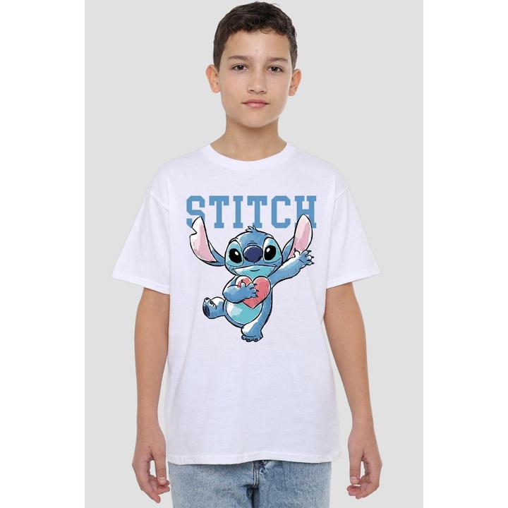 Immagine prodotto Lilo & Stitch Clutching Hearts Maglietta Bambini (116)