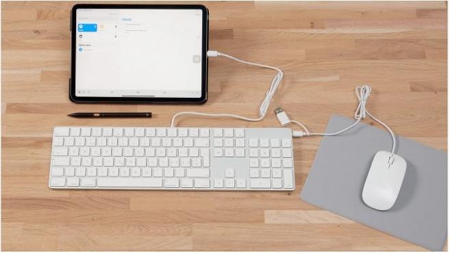 Image du produit LMP Clavier numérique USB-C Clavier USB-C filaire 106 touches avec 1x USB-C et couvercle supérieur en (ING. Int., Filaire)